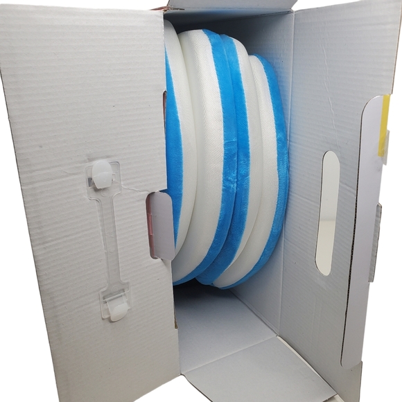 BLOOMING BATH Plush Baby Sink Bath Pillow Blue Flower NWT Boy - Picture 8 of 13